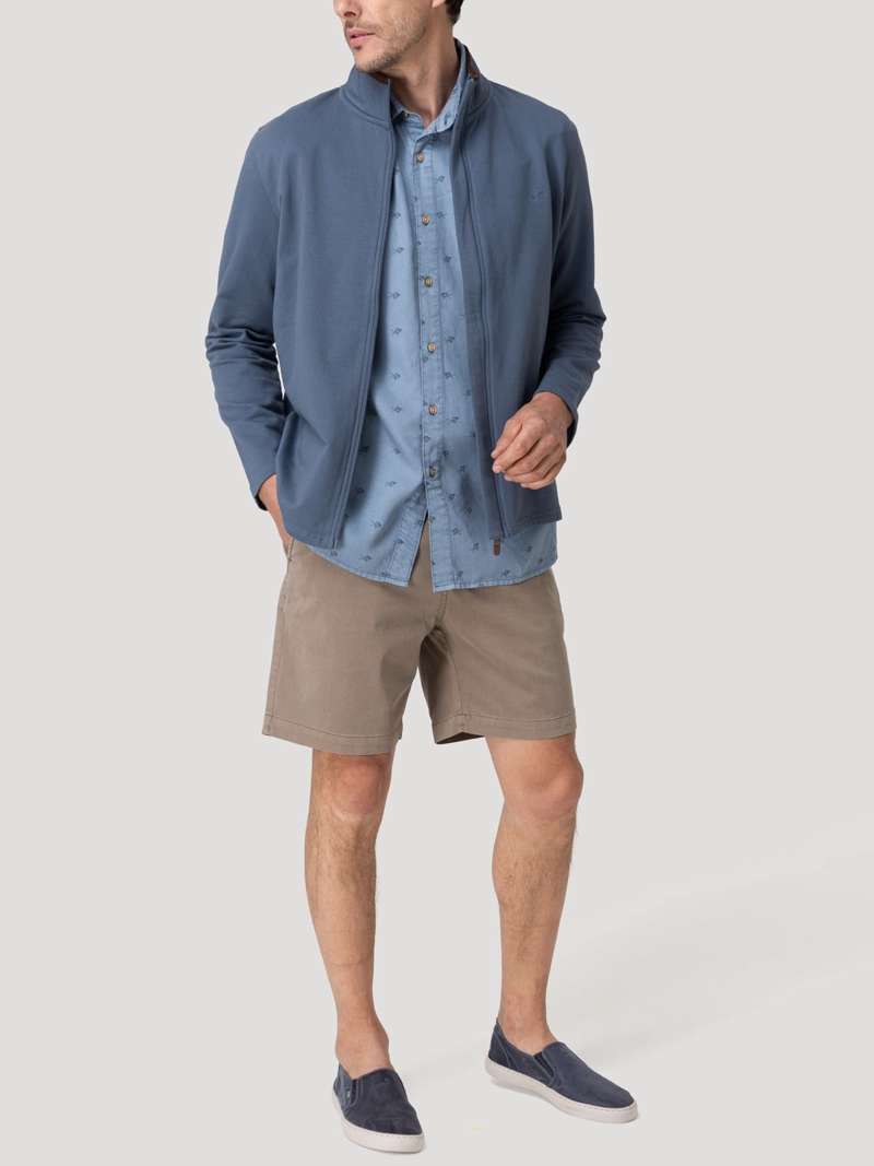 POLERON ALGODON ORGANICO HOMBRE RIMINI AZUL ROCKFORD - 8