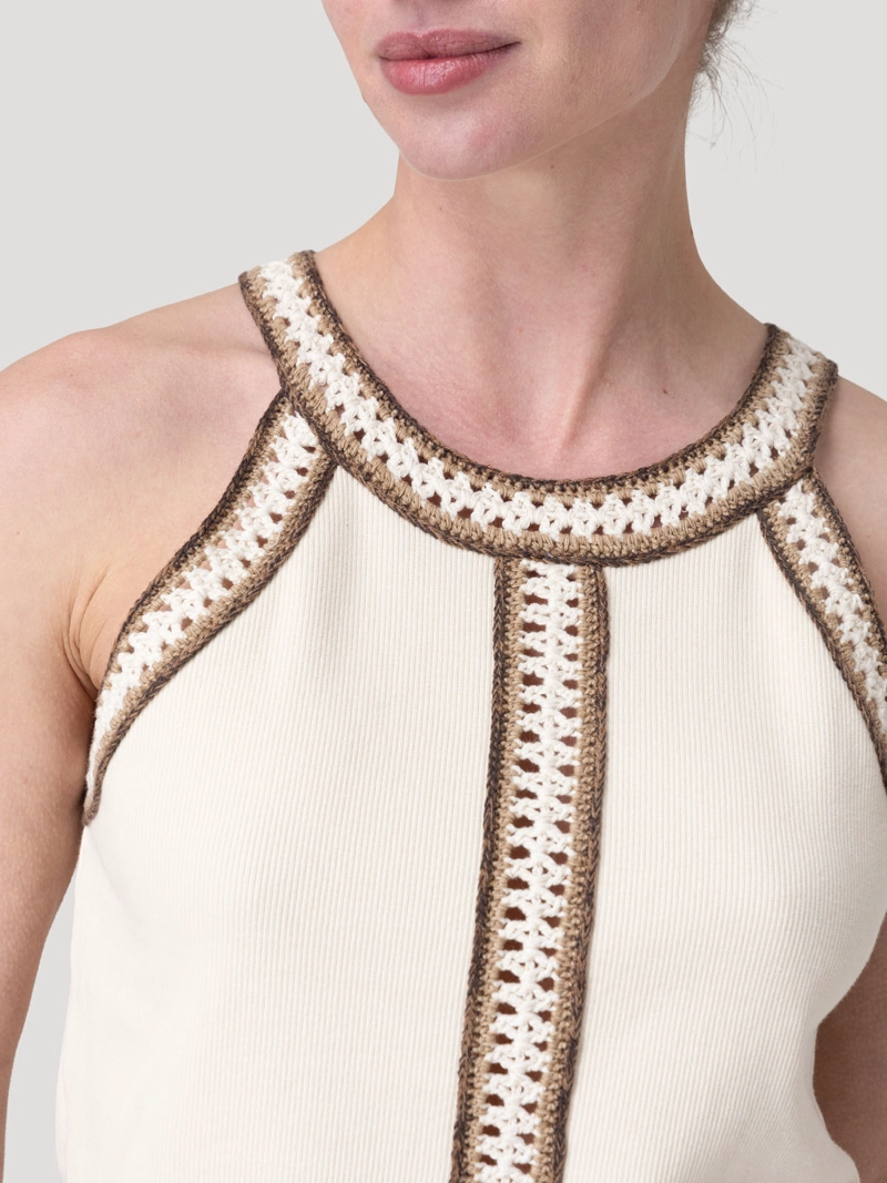 POLERA ALGODON ORGANICO MUJER TAVIRA BEIGE ROCKFORD - 7