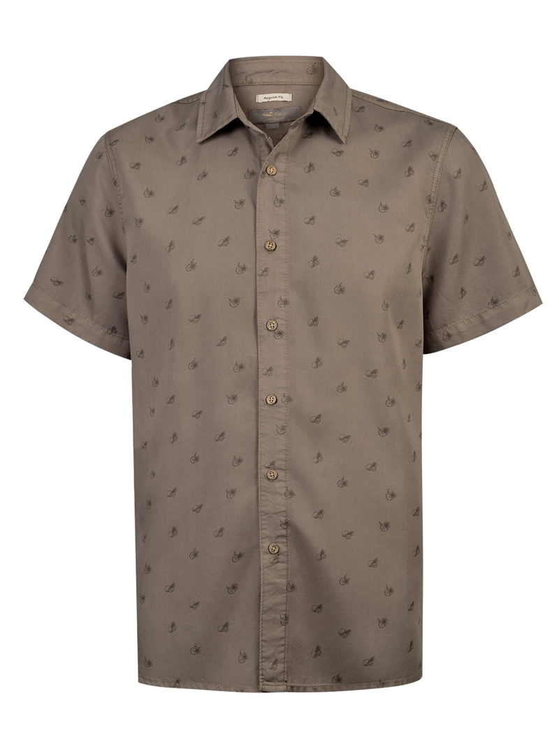 CAMISA TENCEL HOMBRE TENCELPRINT CAFE  ROCKFORD - 1