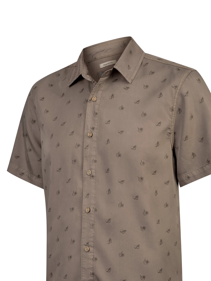 CAMISA TENCEL HOMBRE TENCELPRINT CAFE  ROCKFORD - 4