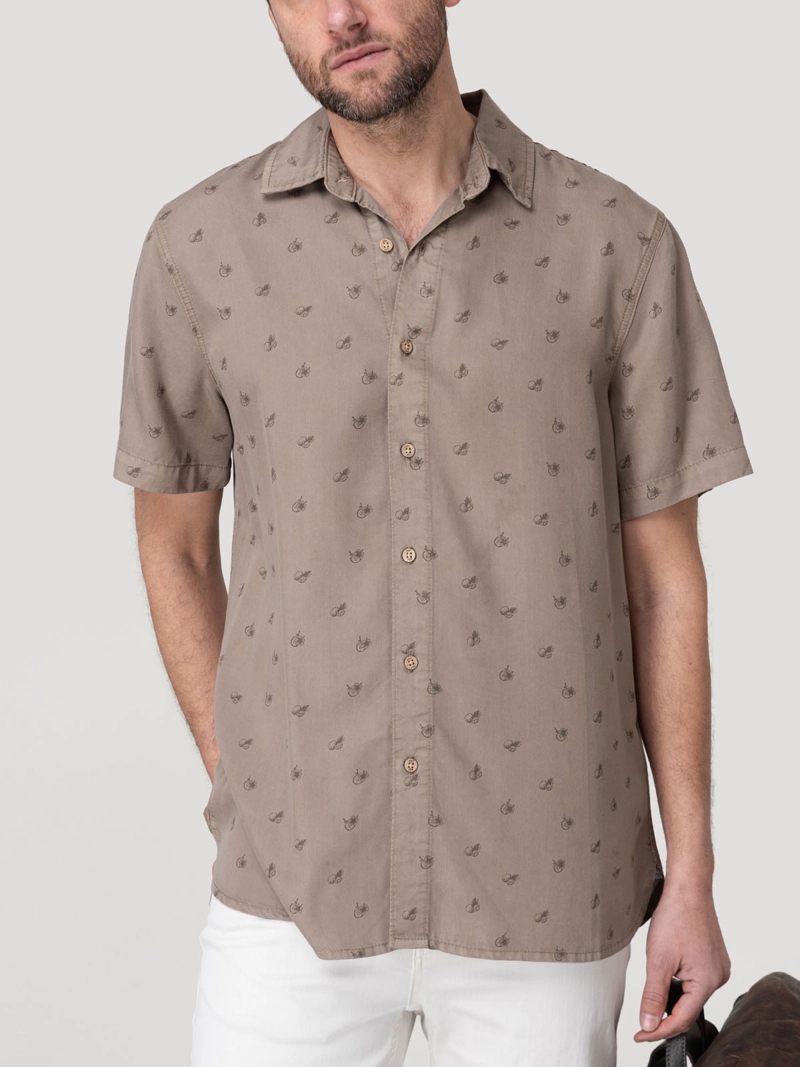 CAMISA TENCEL HOMBRE TENCELPRINT CAFE  ROCKFORD - 5