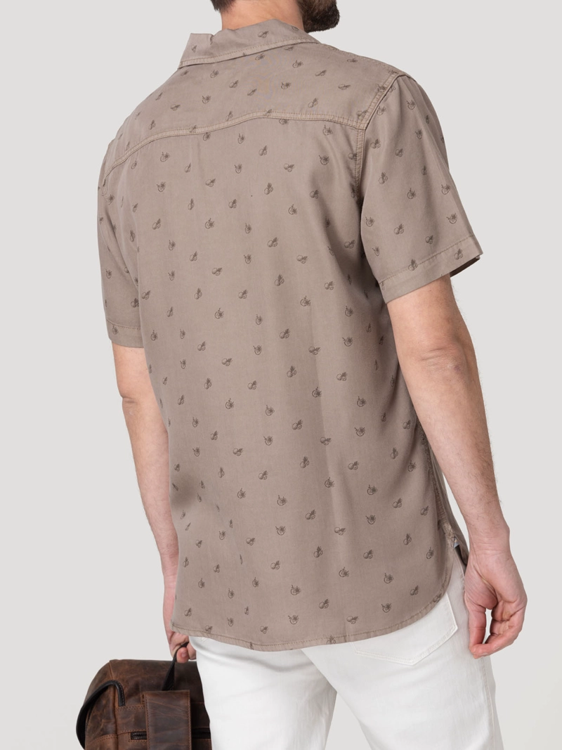 CAMISA TENCEL HOMBRE TENCELPRINT CAFE  ROCKFORD - 6