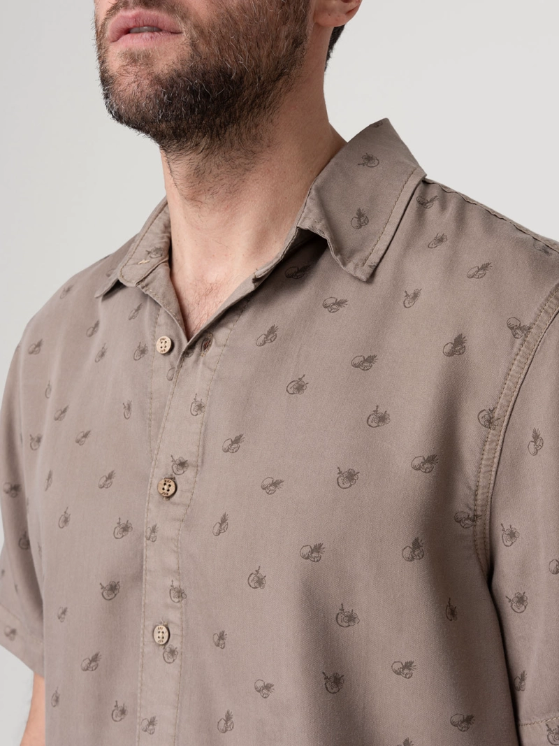 CAMISA TENCEL HOMBRE TENCELPRINT CAFE  ROCKFORD - 7