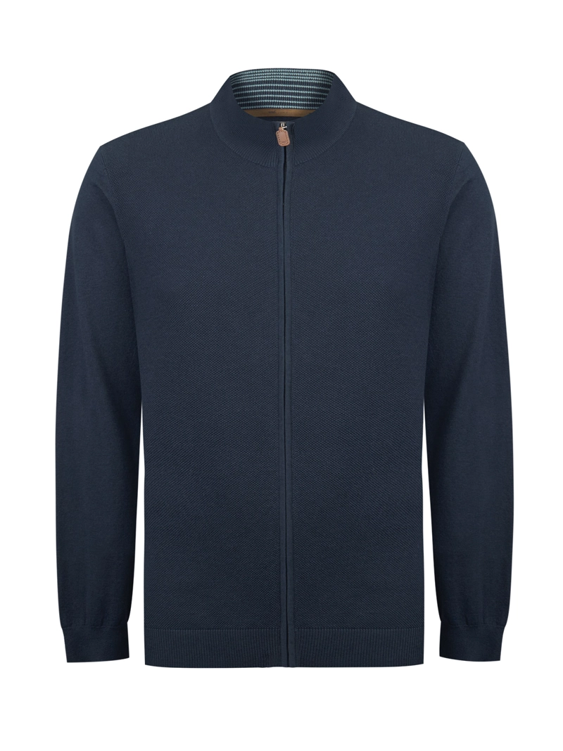 SWEATER ALGODON ORGANICO HOMBRE BILBAOFULL AZU ROCKFORD - 1
