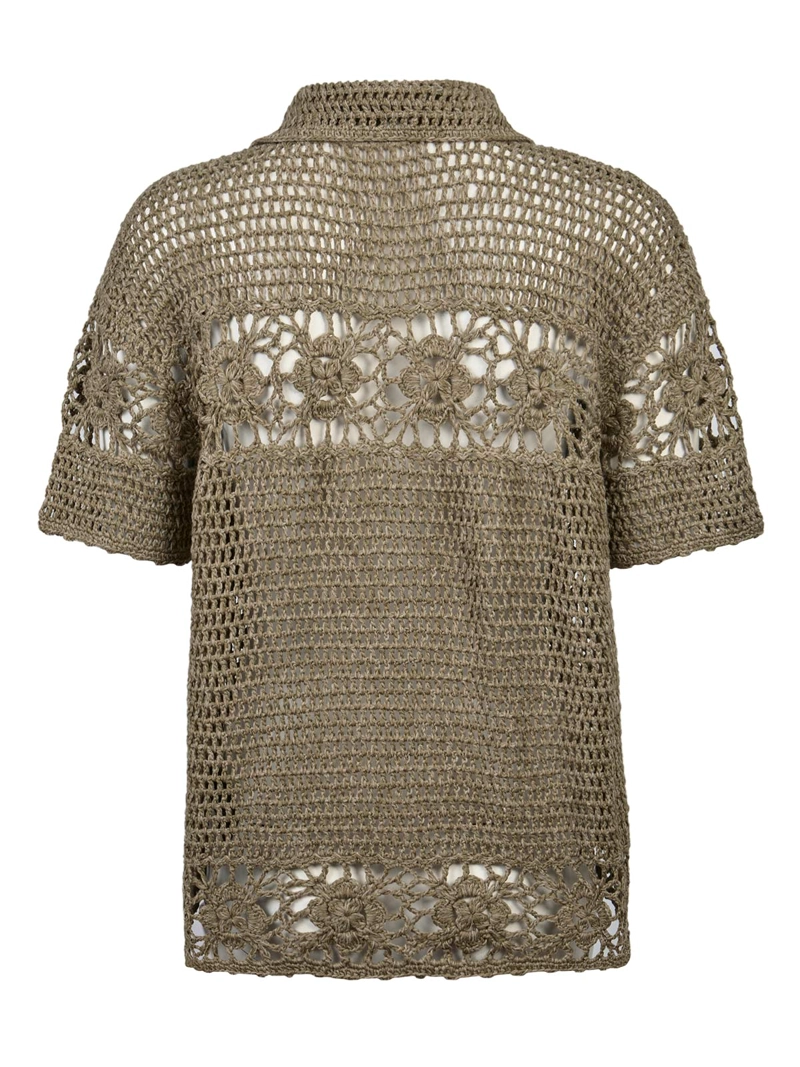 SWEATER ALGODON ORGANICO MUJER CROVA VERDE ROCKFORD - 2