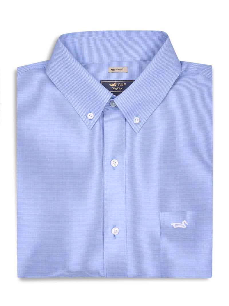 CAMISA CUELLO BUTTON-DOWN HOMBRE WF PB AZUL ROCKFORD - 1