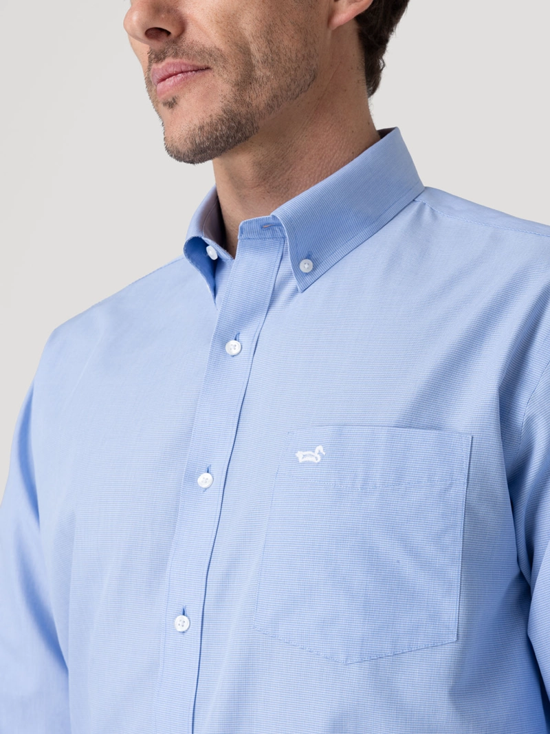 CAMISA CUELLO BUTTON-DOWN HOMBRE WF PB AZUL ROCKFORD - 9