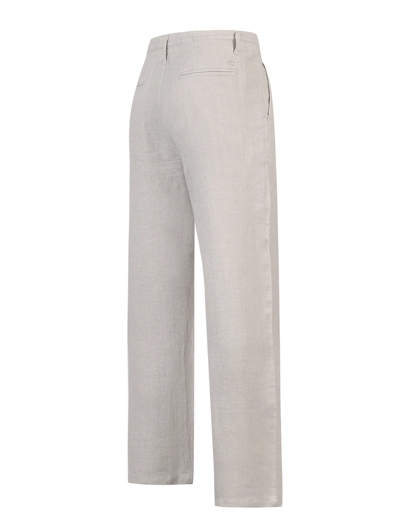 PANTALON LINO ORGANICO HOMBRE CAPRI BEIGE ROCKFORD - 2