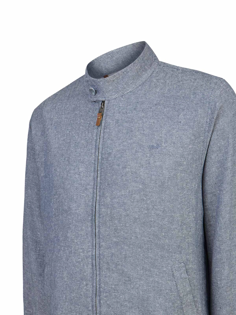 CHAQUETA LINO HOMBRE LIDO GRIS ROCKFORD - 4