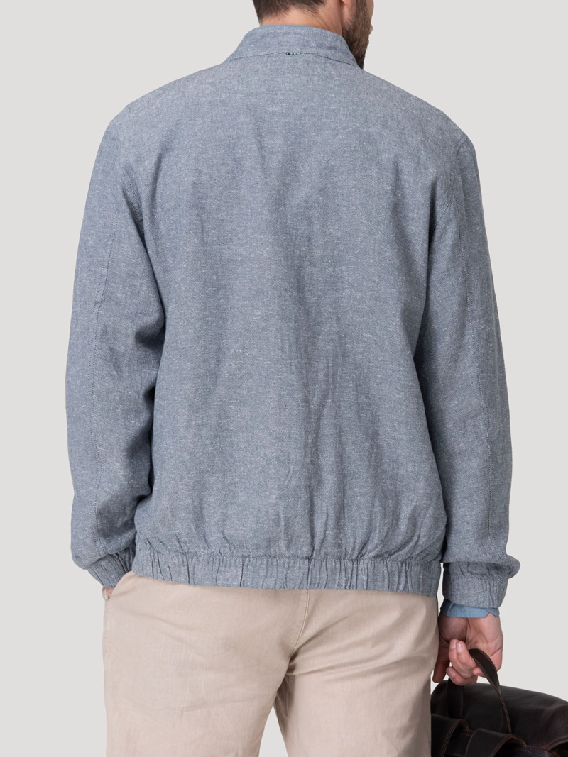 CHAQUETA LINO HOMBRE LIDO GRIS ROCKFORD - 6