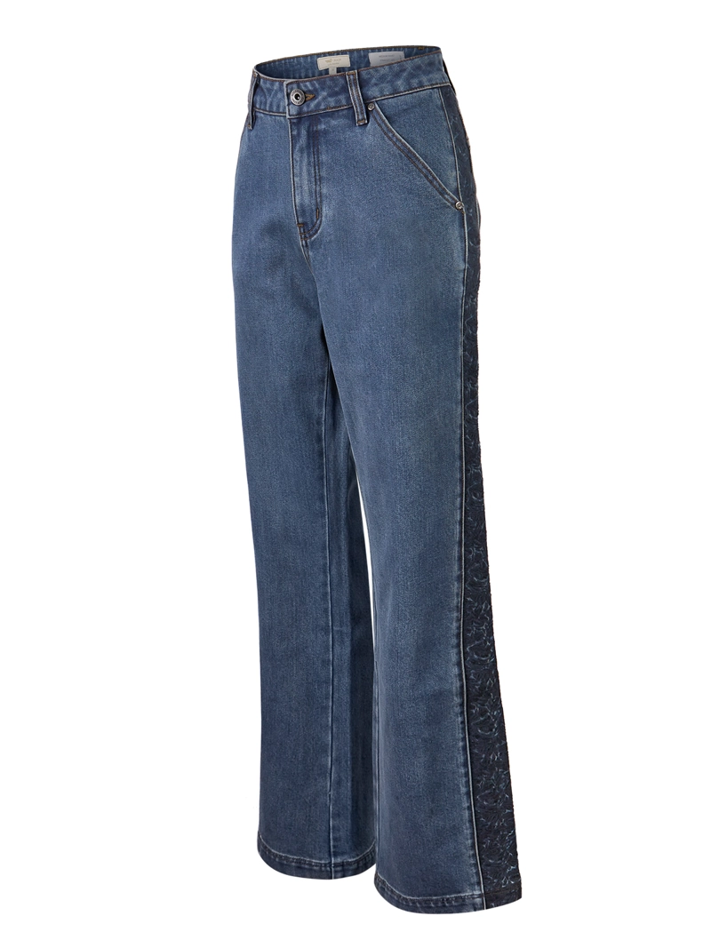 JEANS FIBRAS RECICLADAS MUJER ROOTS AZUL ROCKFORD - 1