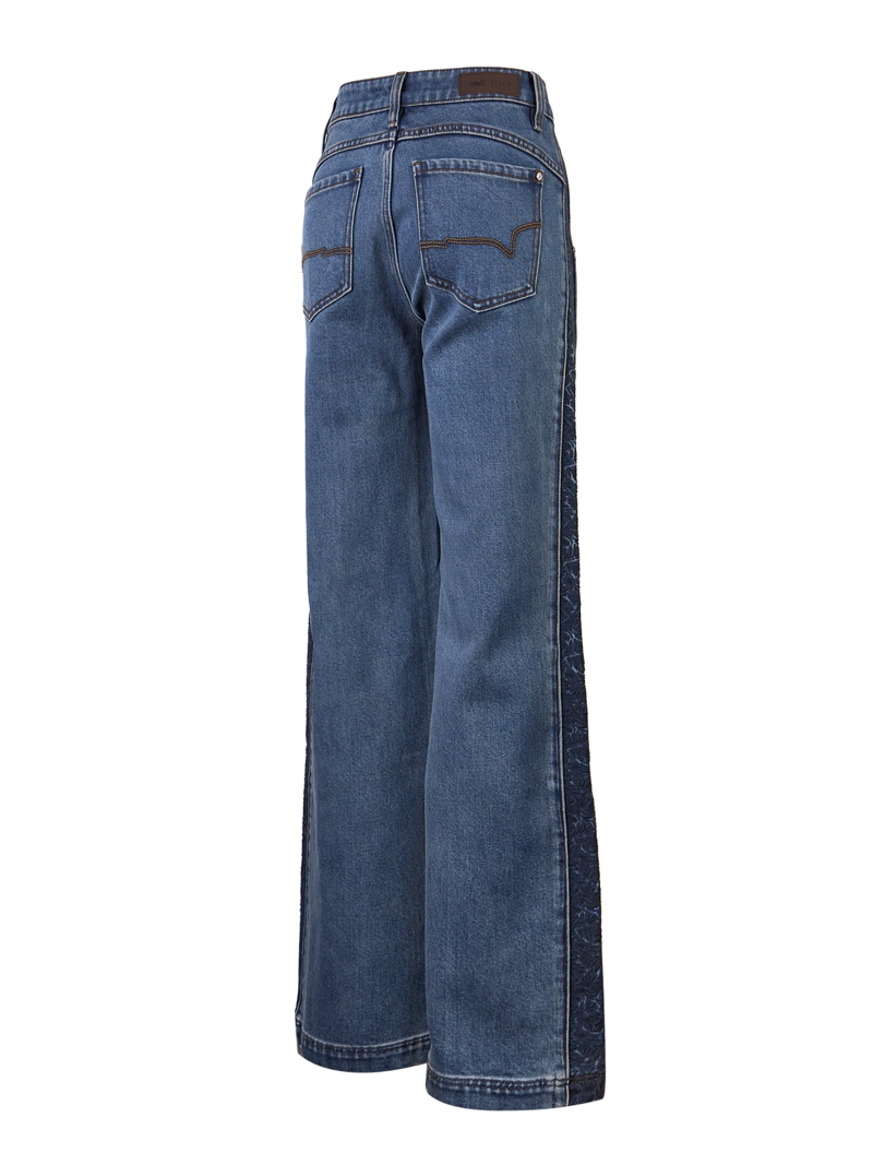 JEANS FIBRAS RECICLADAS MUJER ROOTS AZUL ROCKFORD - 2