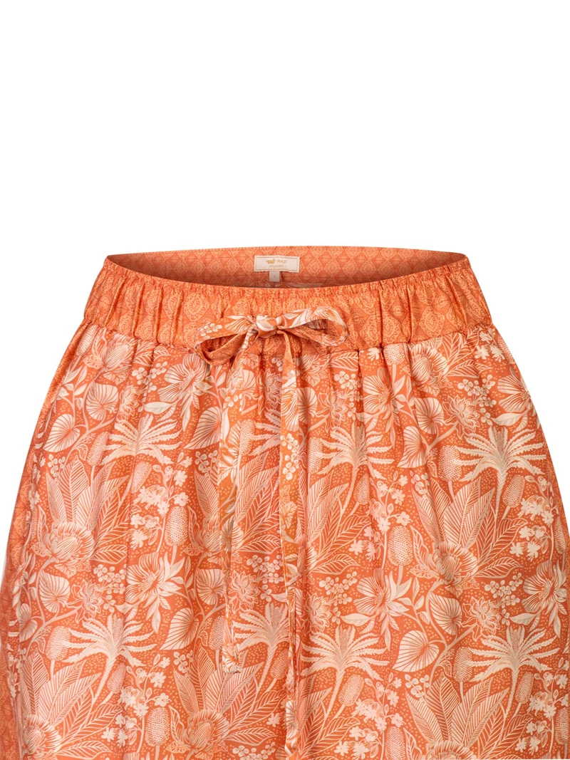PANTALON RAYON MUJER LUNEA NARANJO ROCKFORD - 4