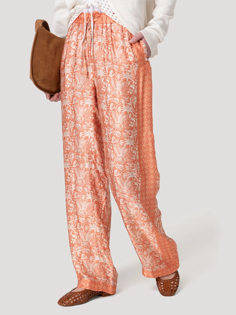 PANTALON RAYON MUJER LUNEA NARANJO ROCKFORD - 5