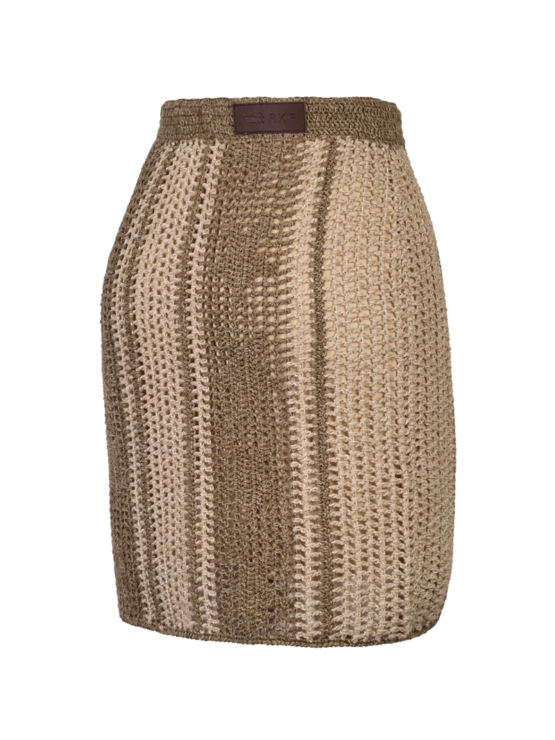 FALDA ALGODON ORGANICO MUJER NEREVIA BEIGE ROCKFORD - 2