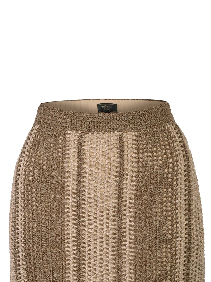 FALDA ALGODON ORGANICO MUJER NEREVIA BEIGE ROCKFORD - 4