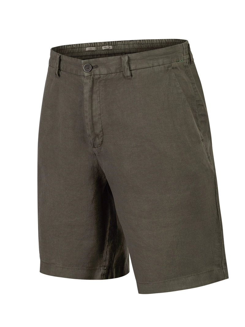 SHORT LINO ORGANICO HOMBRE LINEN VERDE ROCKFORD - 1