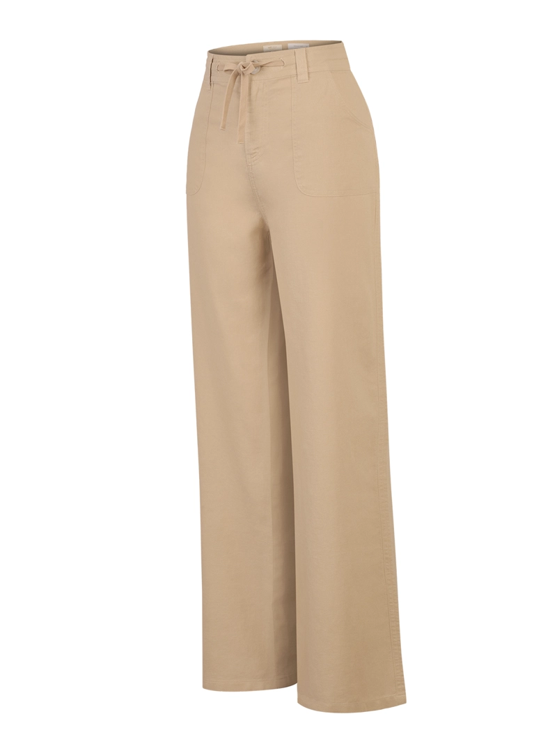 PANTALON LINO ORGANICO MUJER MALOYS CAFE  ROCKFORD - 1