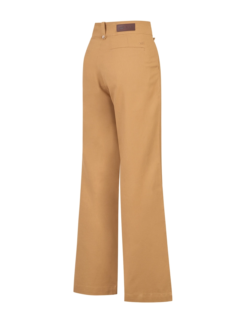 PANTALON ALGODON ORGANICO MUJER ANIRA CAFE  ROCKFORD - 2