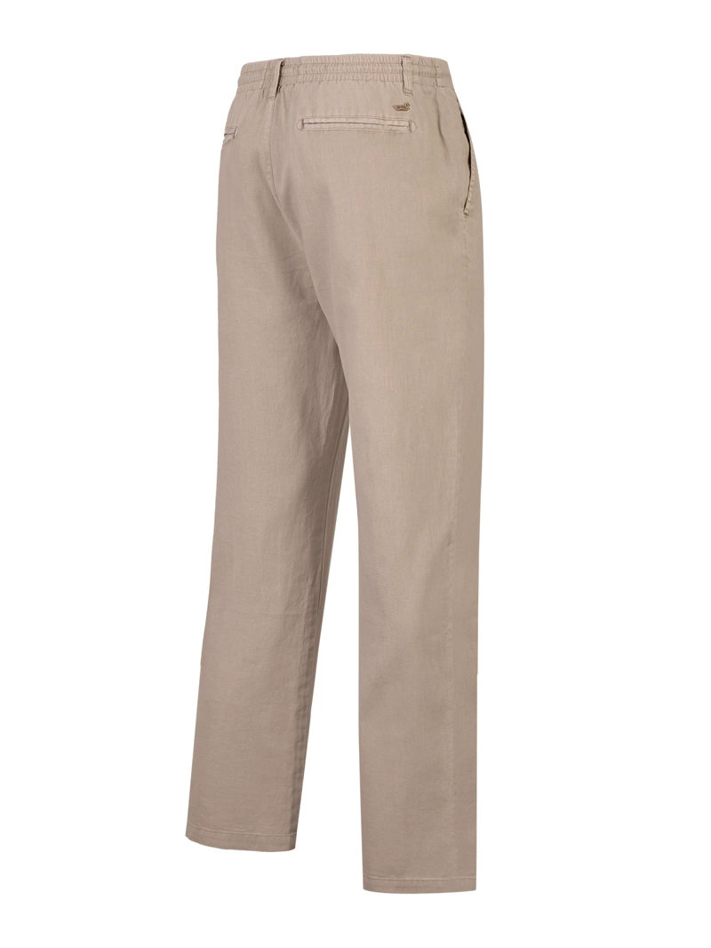 PANTALON LINO HOMBRE CALEN BEIGE ROCKFORD - 2