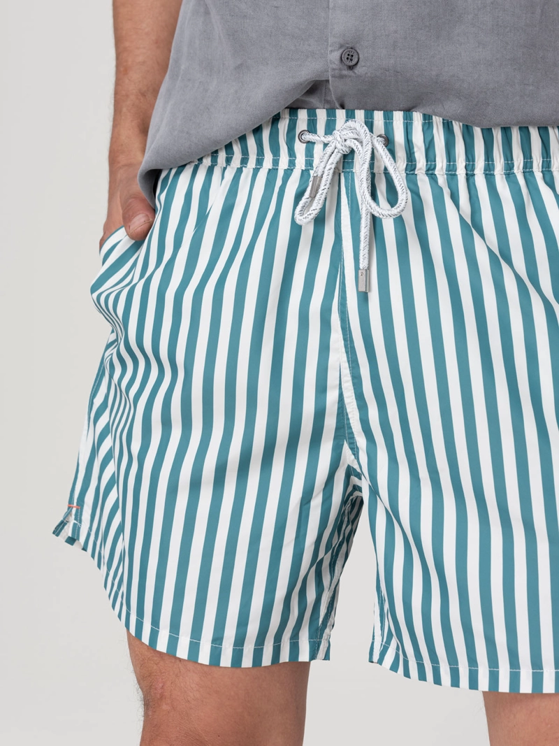 Traje De Baño Hombre Izam Celeste Rockford - 7
