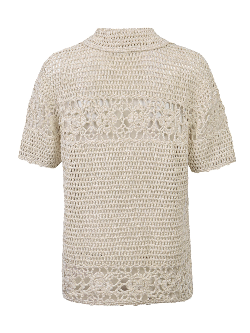 SWEATER ALGODON ORGANICO MUJER CROVA BEIGE ROCKFORD - 2