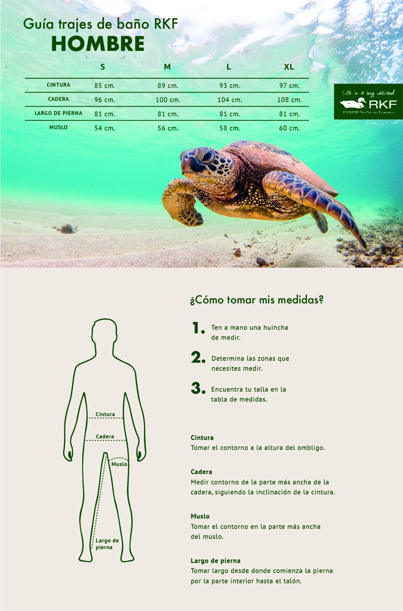 TRAJE DE BAÑO HOMBRE REACTIVE VERDE ROCKFORD - 3