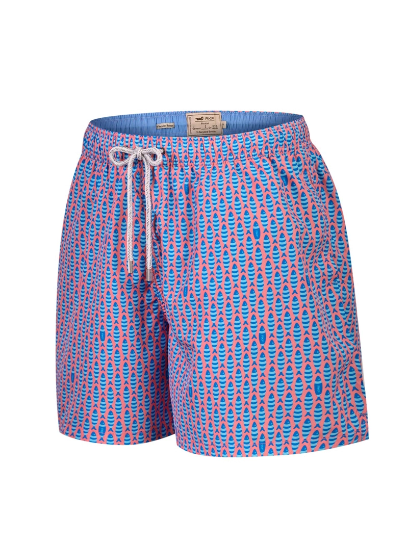 Traje De Baño Hombre Izam Rosado Rockford - 1