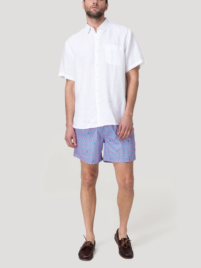 Traje De Baño Hombre Izam Rosado Rockford - 8