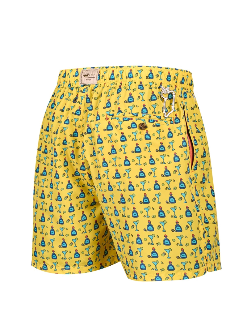 Traje De Baño Hombre Izam Amarillo Rockford - 2