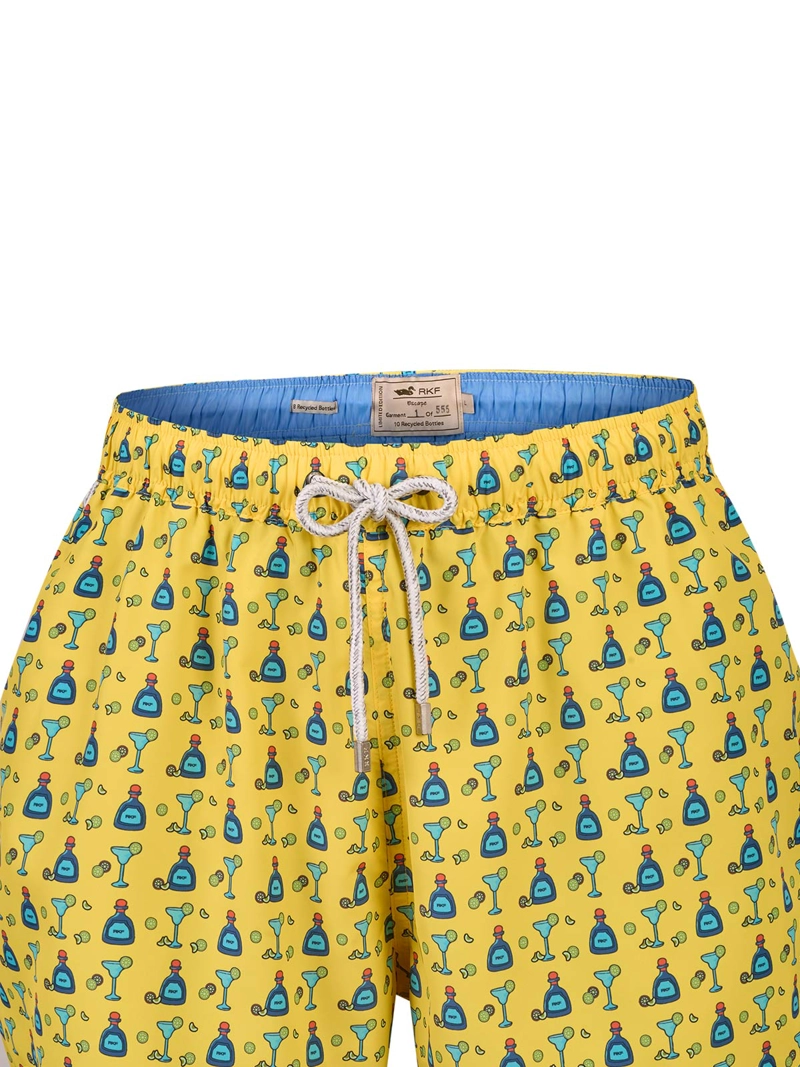 Traje De Baño Hombre Izam Amarillo Rockford - 4