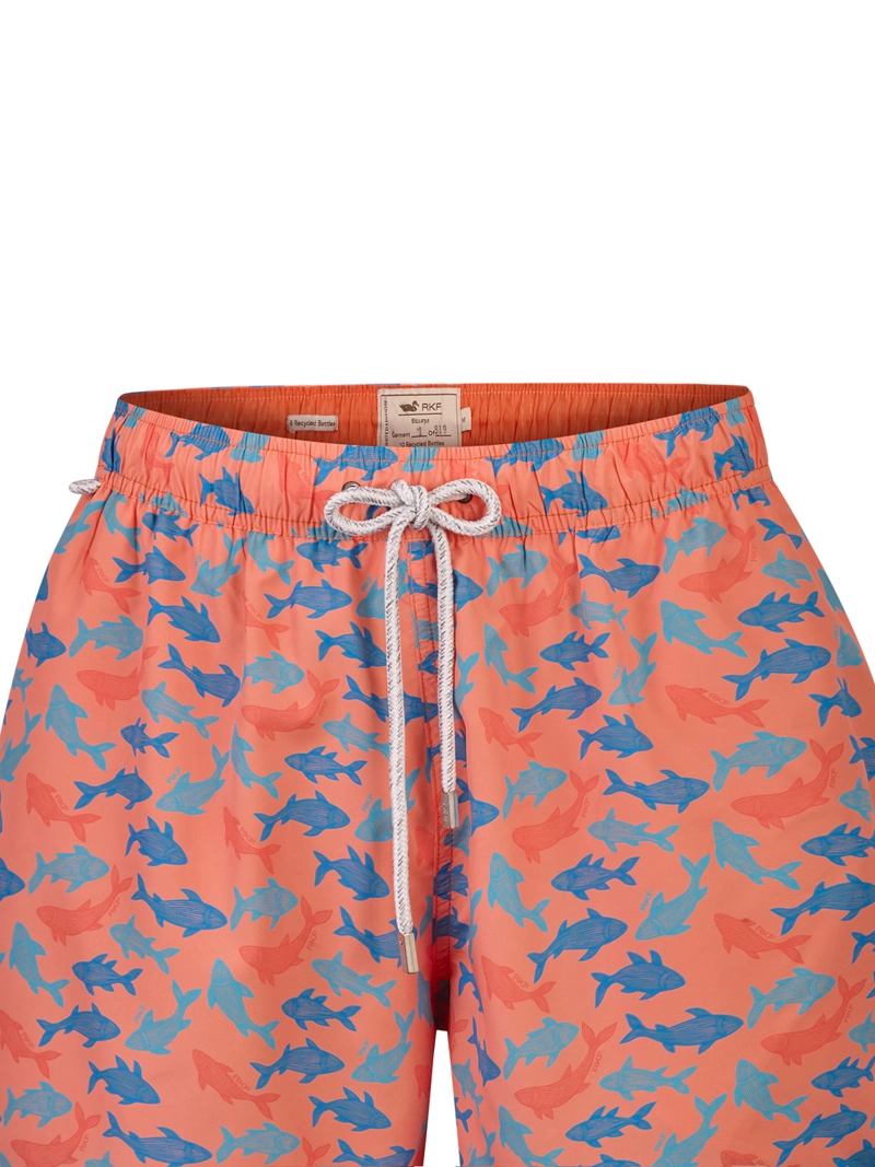 Traje De Baño Hombre Izam Naranjo Rockford - 4
