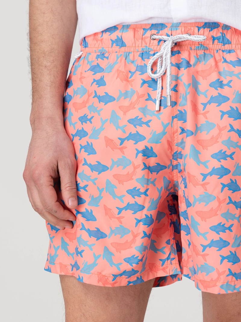 Traje De Baño Hombre Izam Naranjo Rockford - 7
