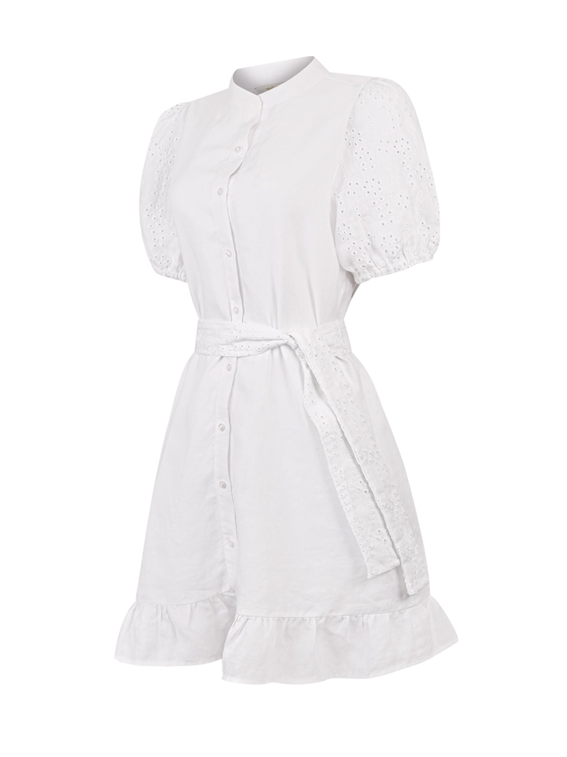 VESTIDO LINO MUJER EMBER BLANCO ROCKFORD - 1