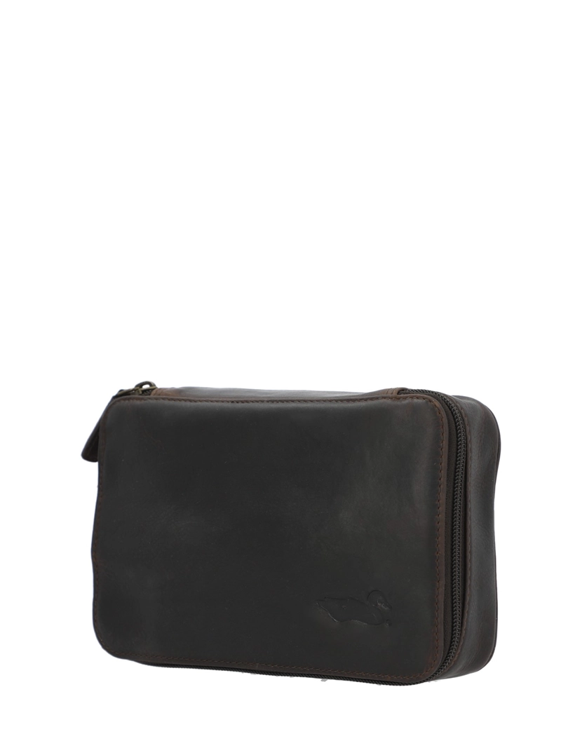 ESTUCHE CUERO HOMBRE TC TECH ORGANIZER CAFE  ROCKFORD - 2