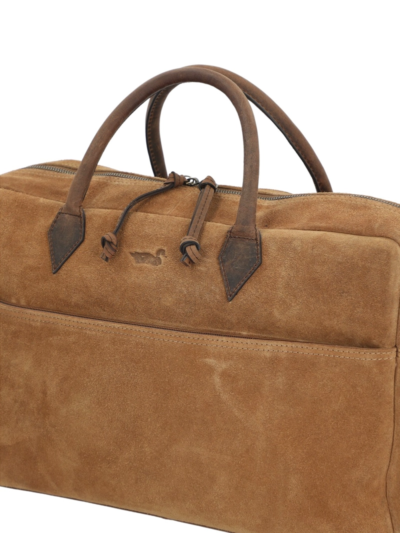 MALETIN CUERO HOMBRE SZ SHAW BAG TAN ROCKFORD - 3