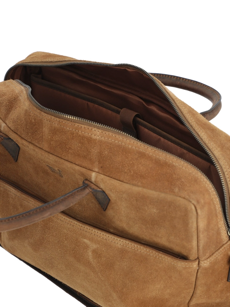 MALETIN CUERO HOMBRE SZ SHAW BAG TAN ROCKFORD - 6