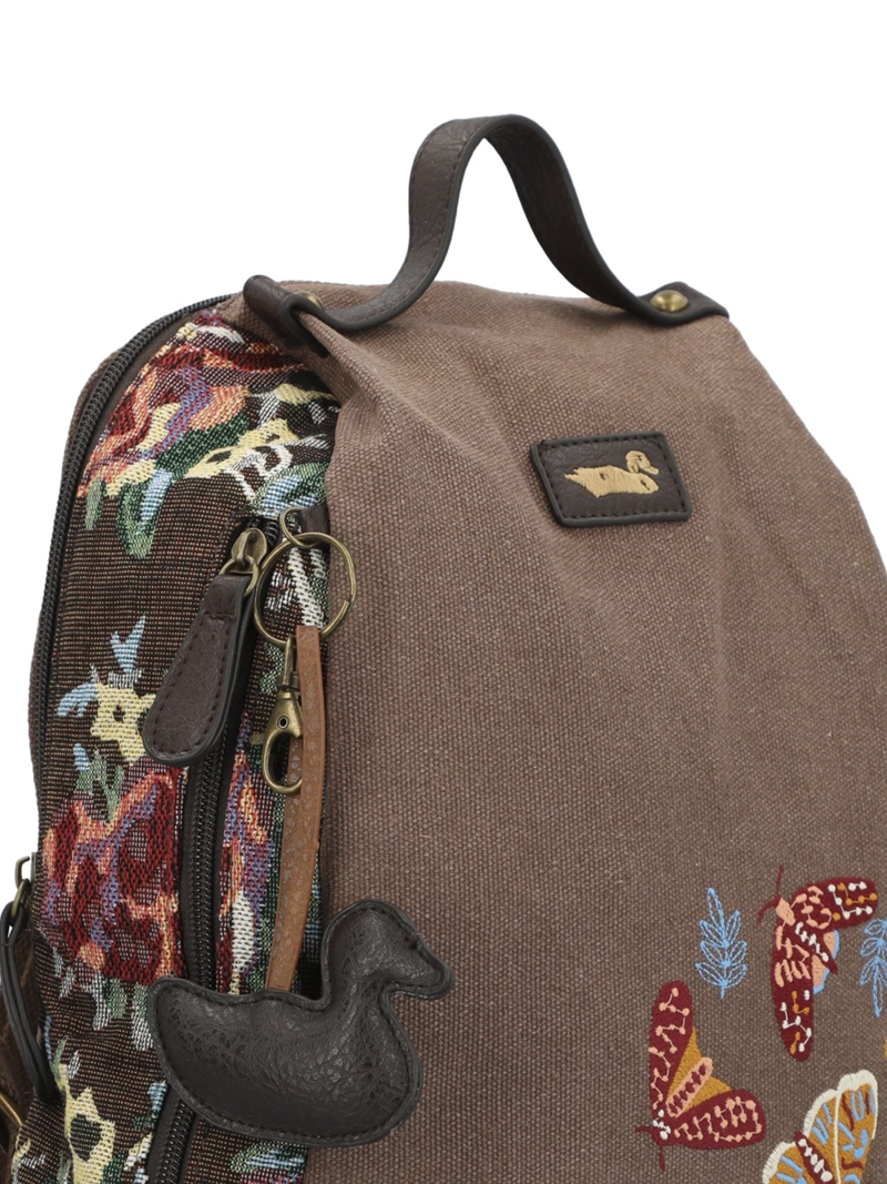 MOCHILA TEXTIL MUJER JOINT BACK CHOCOLATE ROCKFORD - 4