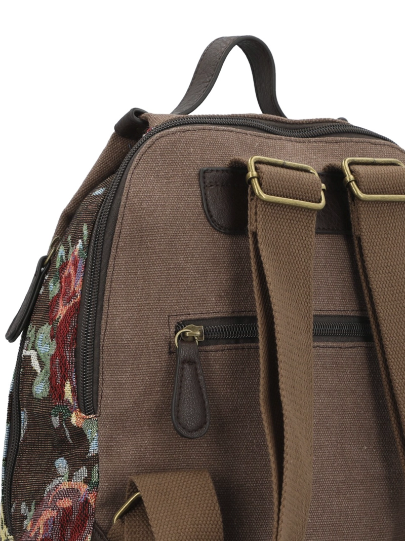 MOCHILA TEXTIL MUJER JOINT BACK CHOCOLATE ROCKFORD - 6