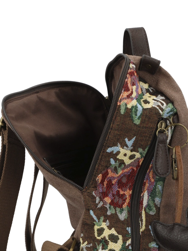 MOCHILA TEXTIL MUJER JOINT BACK CHOCOLATE ROCKFORD - 9
