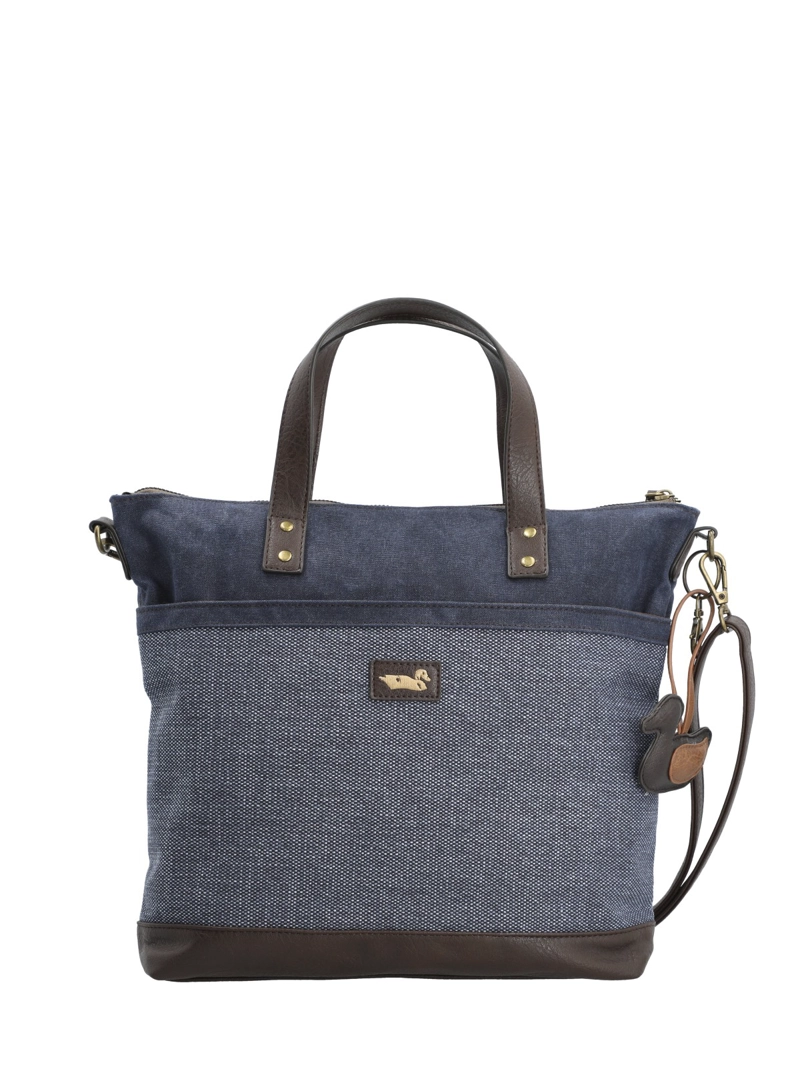 CARTERA TEXTIL MUJER QORI TOTE AZUL ROCKFORD - 6