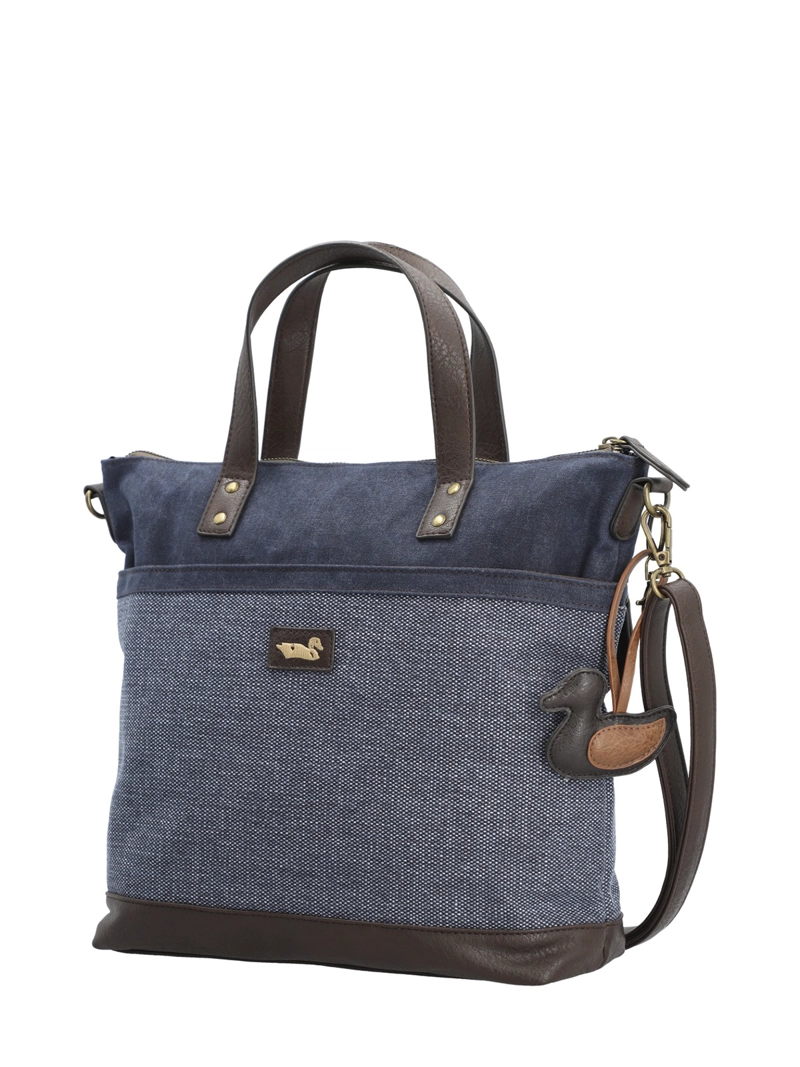 CARTERA TEXTIL MUJER QORI TOTE AZUL ROCKFORD - 8