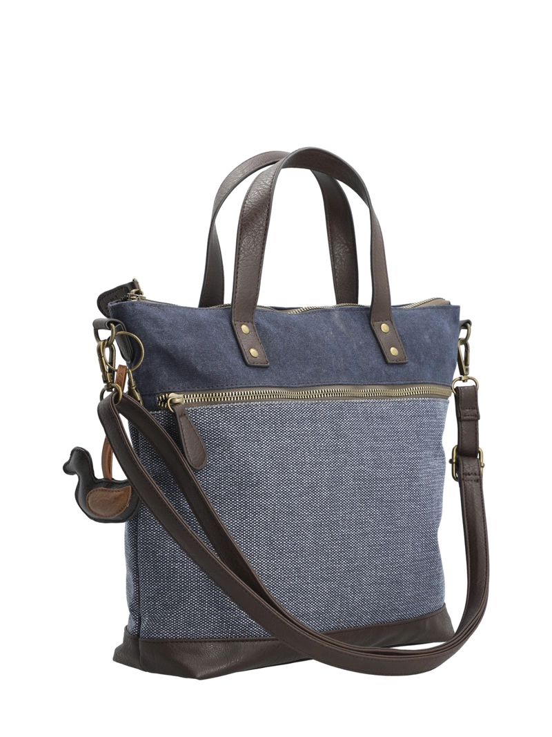 CARTERA TEXTIL MUJER QORI TOTE AZUL ROCKFORD - 9