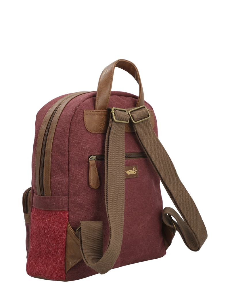 MOCHILA TEXTIL MUJER CARMIN BACK BURDEO ROCKFORD - 7