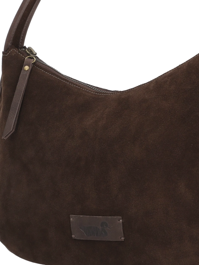 CARTERA CUERO MUJER LARA HOBO CHOCOLATE ROCKFORD - 4