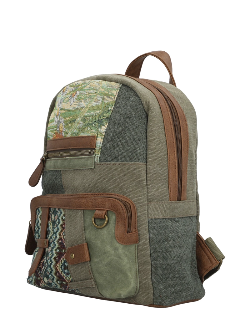 MOCHILA TEXTIL MUJER CARMIN BACK VERDE ROCKFORD - 4