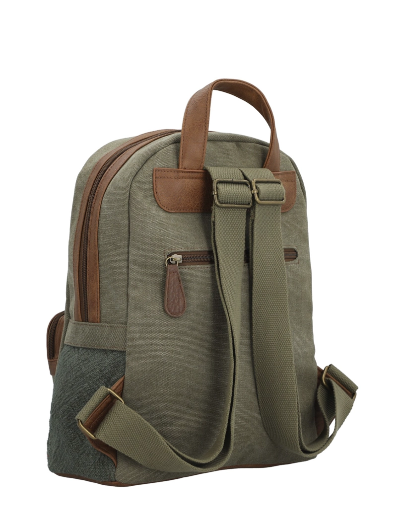 MOCHILA TEXTIL MUJER CARMIN BACK VERDE ROCKFORD - 7