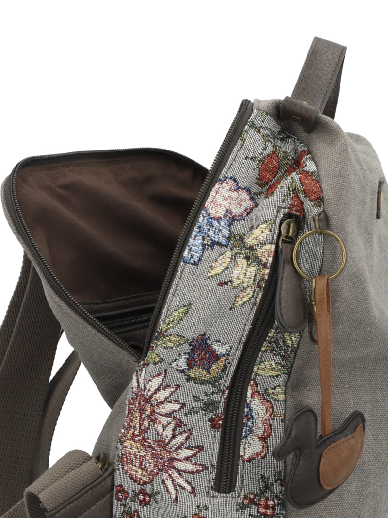 MOCHILA TEXTIL MUJER JOINT BACK GRIS ROCKFORD - 8