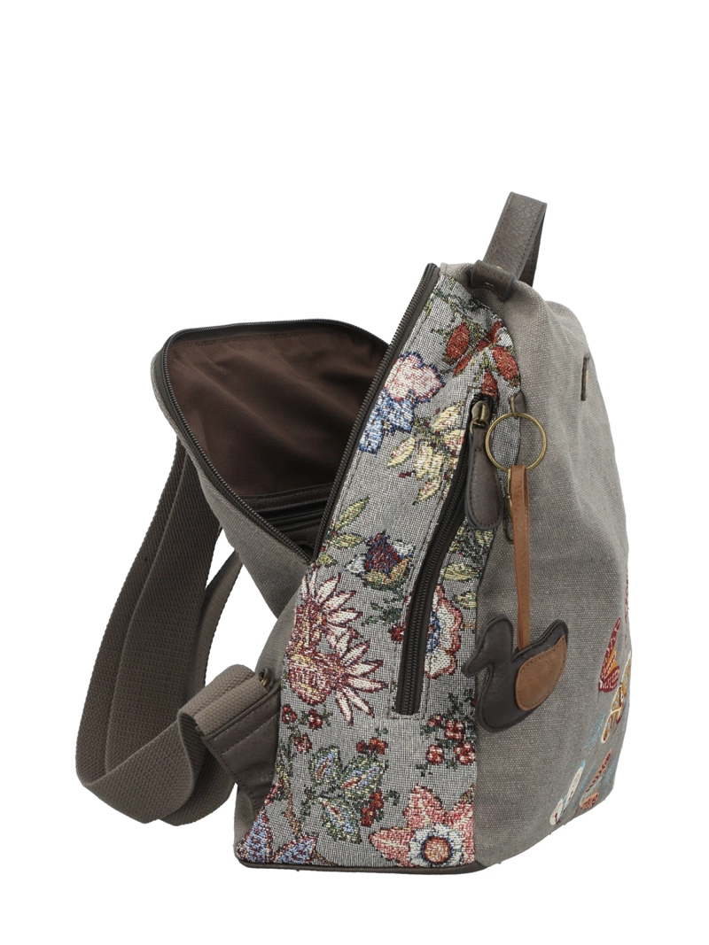 MOCHILA TEXTIL MUJER JOINT BACK GRIS ROCKFORD - 9