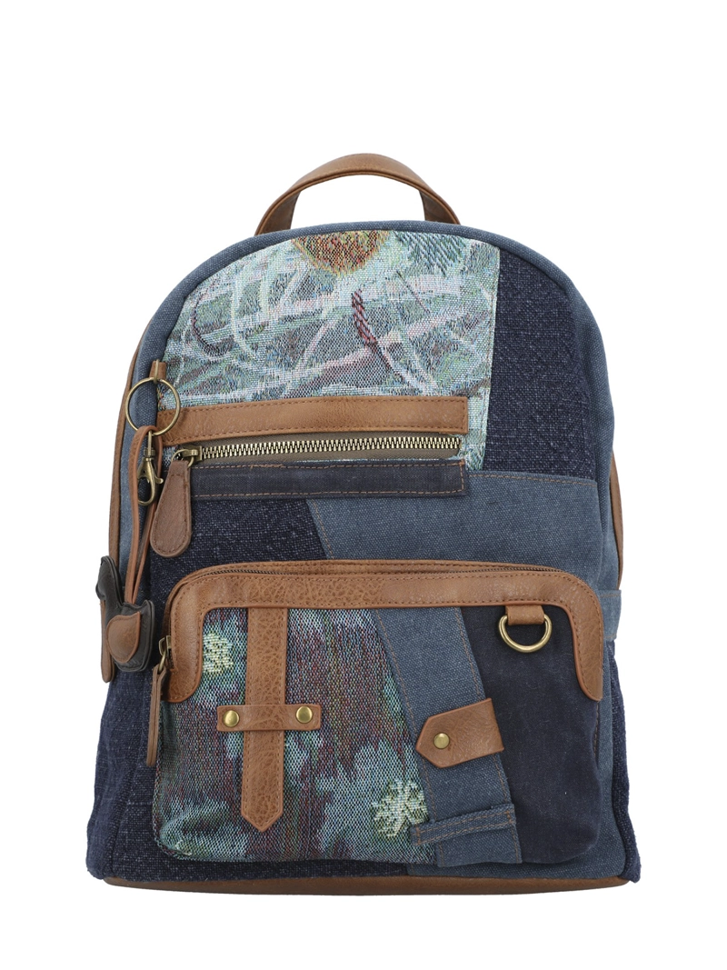 MOCHILA TEXTIL MUJER CARMIN BACK AZUL ROCKFORD - 1